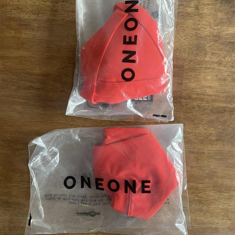 OneOne Swimwear Kameron & Jesse Set Red NWT